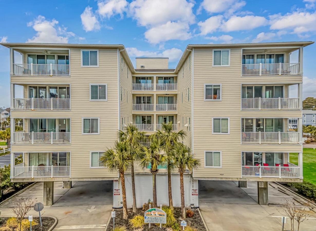 Ocean Breeze Luxury Villas 3D, Nicely Updated! Across From The Ocean! Sleeps 18 ! Myrtle Beach Exterior photo